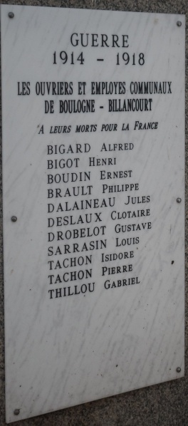 Fichier:Plaque les ouvriers et employes communaux de boulogne billancourt 1.jpg